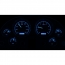 1963-67 Corvette VHX Gauge Kit - Black/Blue