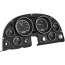 1963-67 Corvette VHX Gauge Kit Black/White