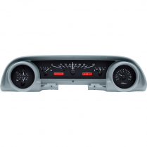 1963-64 Ford Galaxie VHX Gauge Kit - Black/Red