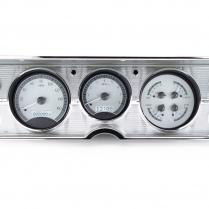 1964-65 Chevelle VHX Gauge Kit - Silver/White