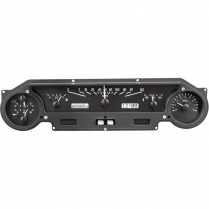 1964-65 Falcon & Mustang VHX Gauge Kit - Black/White