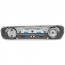 1964-65 Falcon & Mustang VHX Gauge Kit - Silver/Blue