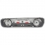 1964-65 Falcon & Mustang VHX Gauge Kit - Silver/Red