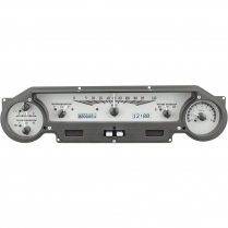 1964-65 Falcon & Mustang VHX Gauge Kit - Silver/White