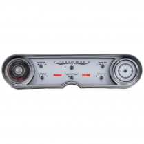 1965-66 Cadillac VHX Gauge Kit - Silver/Red