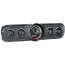 1965-66 Mustang VHX Gauge Kit - Black/Red