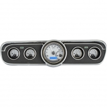 1965-66 Mustang VHX Gauge Kit - Silver/Blue