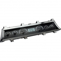 1966-67 Chevelle VHX Gauge Kit - Black/White