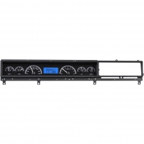 1966-67 Ford Fairlane VHX Gauge Kit - Black/Blue