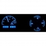 1966-67 Olds Cutlass VHX Gauge Kit - Black/Blue