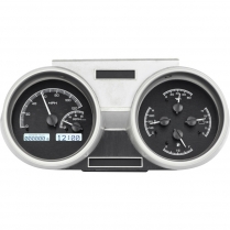 1966-67 Olds Cutlass VHX Gauge Kit - Black/White