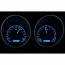 1967-68 Camaro/ Firebird VHX Gauge Kit - Black/Blue