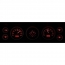 1967 Impala & Caprice VHX Gauge Kit - Black/Red