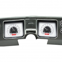 1968 Chevelle VHX Gauge Kit - Silver/Red