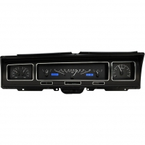 1968 Impala VHX Gauge Kit - Black/Blue