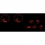 1968-77 Corvette VHX Gauge Kit - Carbon Fiber/Red