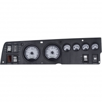 1968-70 Dodge Charger & Super Bee VHX Gauges - Silver/White