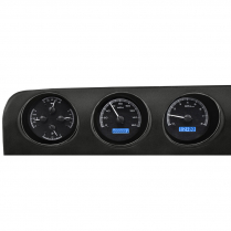 1968-69 Oldsmobile Cutlass VHX Gauge Kit - Black/Blue