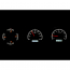 1968-69 Oldsmobile Cutlass VHX Gauge Kit - Black/White