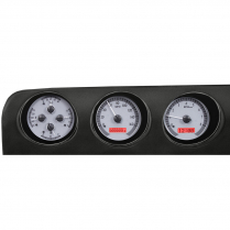 1968-69 Oldsmobile Cutlass VHX Gauge Kit - Silver/Red