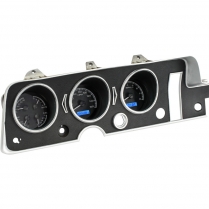 1968 Pontiac GTO VHX Gauge Kit - Black/Blue