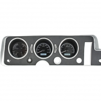 1968 Pontiac GTO VHX Gauge Kit - Black/White