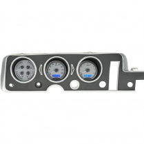 1968 Pontiac GTO VHX Gauge Kit - Silver/Blue