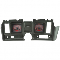 1969 Camaro VHX Gauge Kit Carbon Fiber/Red