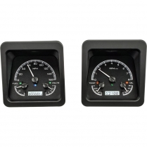 1969 Camaro VHX Gauge Kit - Black/White