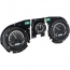 1969 Chevelle VHX Gauge Kit w/Analog Clock - Black/White