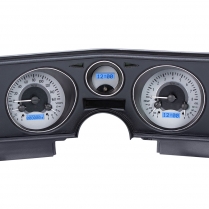 1969 Chevelle VHX Gauge Kit - Silver/Blue