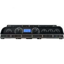 1969-70 Impala, Caprice VHX Gauge Kit - Black/Blue