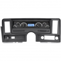 1969-76 Nova VHX Gauge Kit - Black/Blue