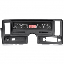 1969-76 Nova VHX Gauge Kit - Black/Red