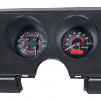 1969 Pontiac Firebird VHX Gauge Kit - Carbon Fiber/Red