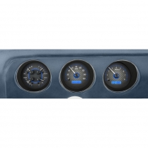 1969 Pontiac GTO VHX Gauge Kit - Carbon Fiber/Blue