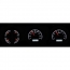 1969 Pontiac GTO VHX Gauge Kit - Black/White