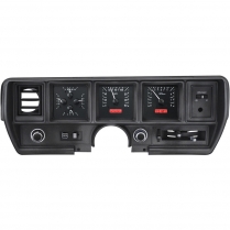 1970-72 Buick Skylark VHX Gauge Kit - Black/Red