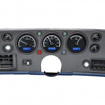 1970-72 Chevelle SS Monte Carlo VHX Gauge Kit - Black/Blue