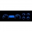 1970-72 Malibu VHX Gauge Kit - Black/Blue