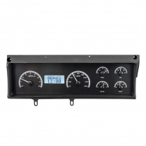 1970-72 Malibu VHX Gauge Kit - Black/White