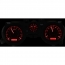 1971-73 Mustang VHX Gauge Kit - Carbon Fiber/Red