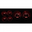 1973-87 Chevy & GMC Pickup VHX Gauge Kit - Black/Red