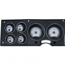 1973-87 Chevy & GMC Pickup VHX Gauge Kit - Silver/White