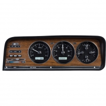 1973-85 Jeep Wagoneer/J-Trucks VHX Gauge Kit - Black/White