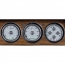 1973-85 Jeep Wagoneer/J-Trucks VHX Gauge Kit - Silver/White