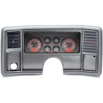 1978-88 Monte Carlo & El Camino VHX Gauges- Carbon Fiber/Red