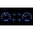 1978-88 Monte Carlo & El Camino VHX Gauge Kit - Black/Blue