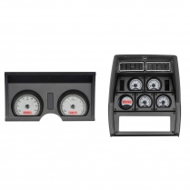 1978-82 Corvette VHX Gauge Kit - Silver/Red