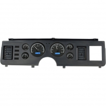 1979-86 Mustang VHX Gauge  Kit - Black/Blue